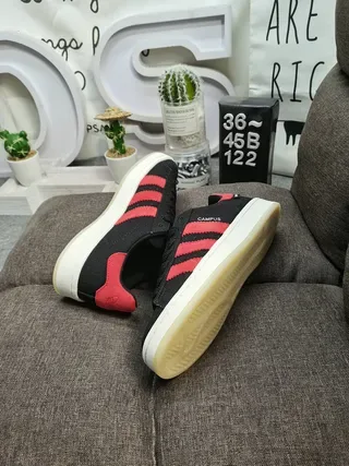 Adidas Campus Black and Red Lifestyle Sneakers 6