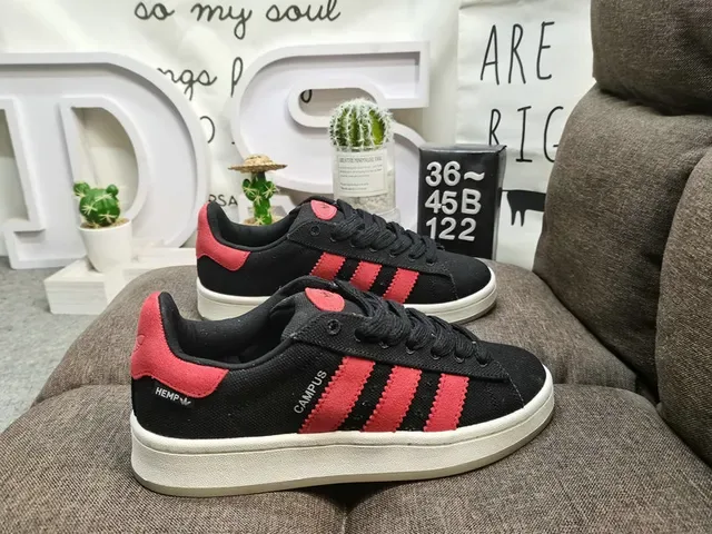 Adidas Campus Black and Red Lifestyle Sneakers 11