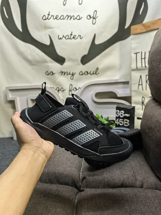 Adidas Climacool Black and Silver Mesh Lifestyle Sneakers 5