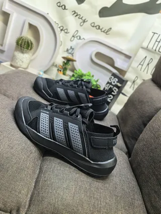 Adidas Climacool Black and Silver Mesh Lifestyle Sneakers 7