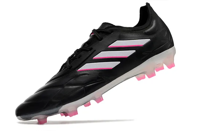 Adidas Copa Pure Black White Pink Firm-Ground Sapatos de futebol 19