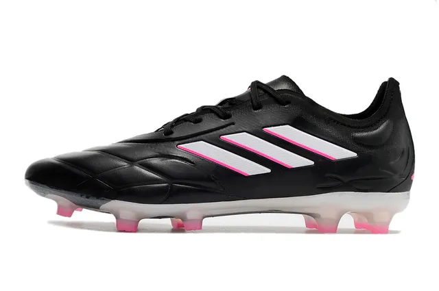 Adidas Copa Pure Black White Pink Firm-Ground Sapatos de futebol 20