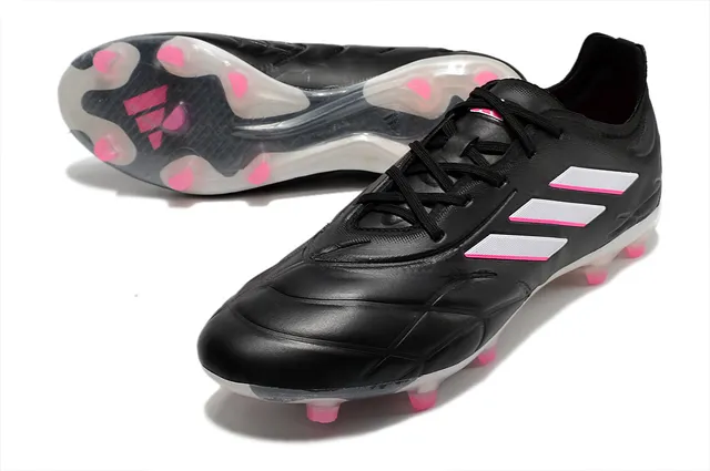 Adidas Copa Pure Black White Pink Firm-Ground Sapatos de futebol 21