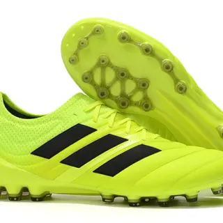 Adidas Copa Pure Amarillo Neón Negro Firm-Ground Zapatos de fútbol