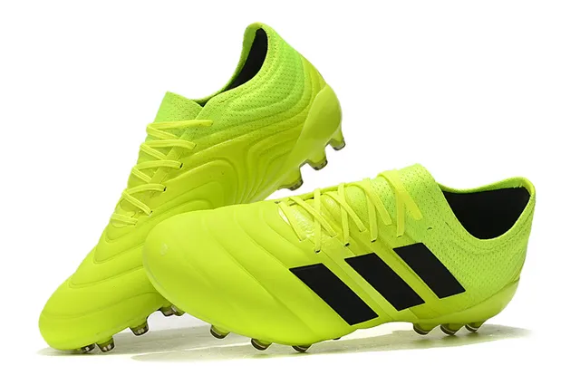 Adidas Copa Pure Amarillo Neón Negro Firm-Ground Zapatos de fútbol 12
