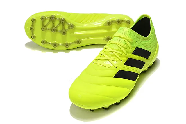 Adidas Copa Pure Amarillo Neón Negro Firm-Ground Zapatos de fútbol 16