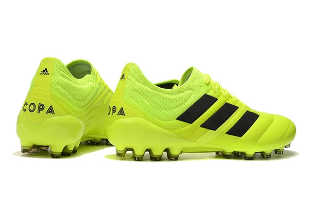 Adidas Copa Pure Amarillo Neón Negro Firm-Ground Zapatos de fútbol 17