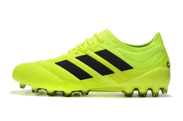 Adidas Copa Pure Amarillo Neón Negro Firm-Ground Zapatos de fútbol 20