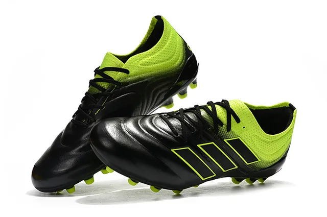 Adidas Copa Pure Amarillo Neón Negro Firm-Ground Zapatos de fútbol 21