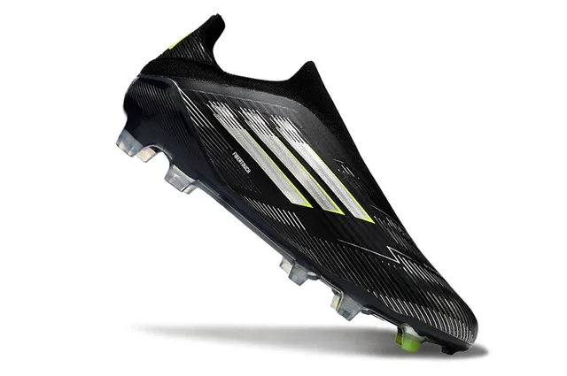 Adidas F50 Black and Neon Lime Firm-Ground Soccer Shoes 2