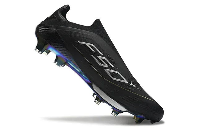 Adidas F50 Lightstrike Pro Black Gold Iridescent Firm-Ground Soccer Shoes 2