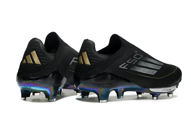 Adidas F50 Lightstrike Pro Black Gold Iridescent Firm-Ground Soccer Shoes 5