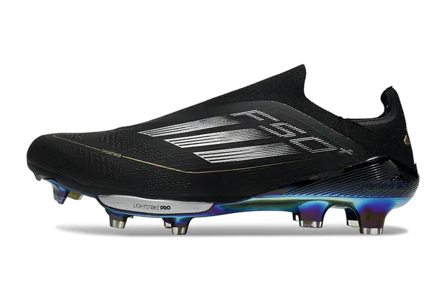 Adidas F50 Lightstrike Pro Black Gold Iridescent Firm-Ground Soccer Shoes 7