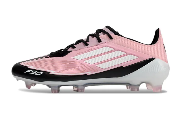 Adidas F50 Messi Pink Black White Firm-Ground Soccer Shoes 7