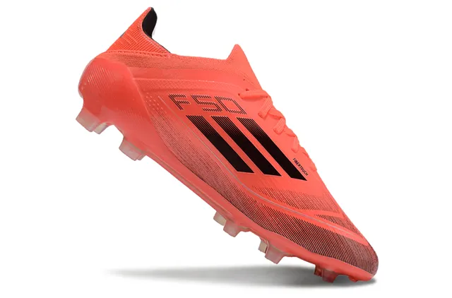 Adidas F50 Orange Black Low-Cut Molded-Stud Firm-Ground Soccer Shoes 2