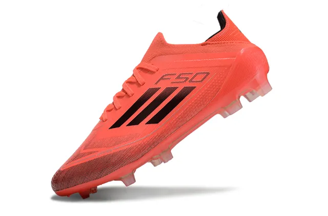 Adidas F50 Orange Black Low-Cut Molded-Stud Firm-Ground Soccer Shoes 3
