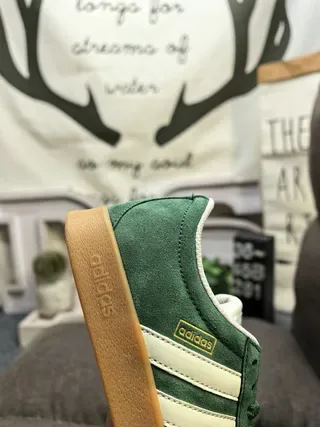 Adidas Gazelle Green Suede Lifestyle Sneakers 3
