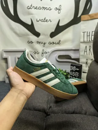 Adidas Gazelle Green Suede Lifestyle Sneakers 5
