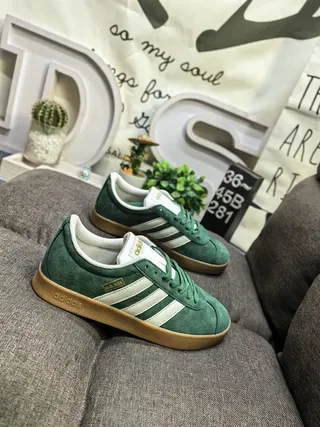 Adidas Gazelle Green Suede Lifestyle Sneakers 9