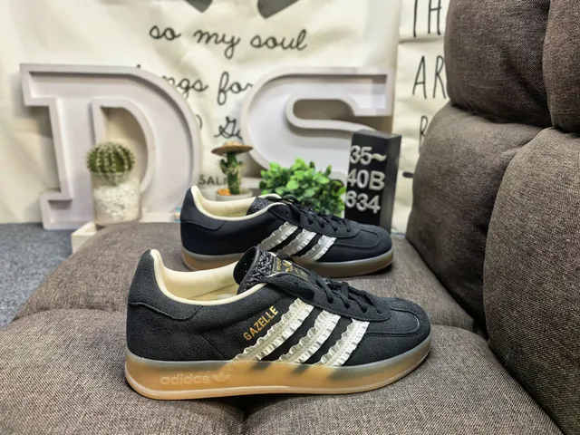 Adidas Gazelle Pink Beige Suede Lifestyle Sneakers 21