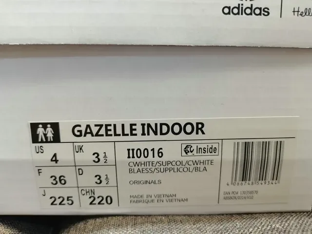 Adidas Gazelle Red and White Lifestyle Sneakers 12