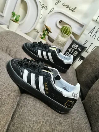 Adidas Gazelle Red and White Lifestyle Sneakers 17