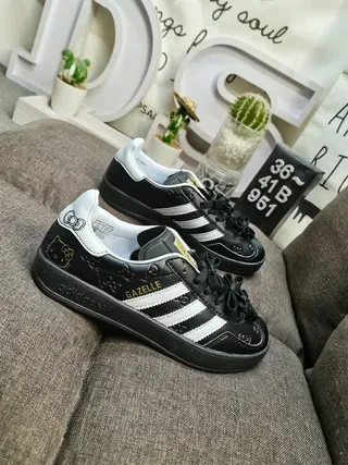 Adidas Gazelle Red and White Lifestyle Sneakers 19