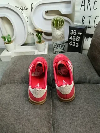 Adidas Gazelle Sneakers Lifestyle en Daim Rouge 8