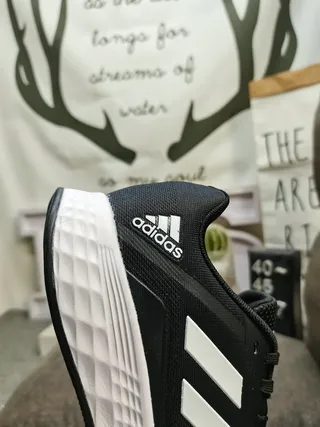 Adidas Gray Black Lightweight Mesh Upper Three-Stripe Side Branding Lifestyle Sneakers 23