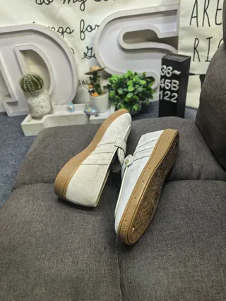 Adidas Gray Brown Suede Upper Padded Strap Loafer 16