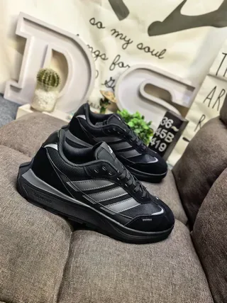 Adidas Gray White Low-Top Three-Stripe Side Panel Lifestyle Sneakers 19