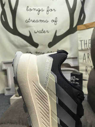 Adidas Green Gray Low-Top Trail-Inspired Mesh And Synthetic Overlay Construction Lifestyle Sneakers 13