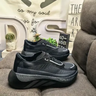 Adidas Hyperboost Black Gray Lifestyle Sneakers