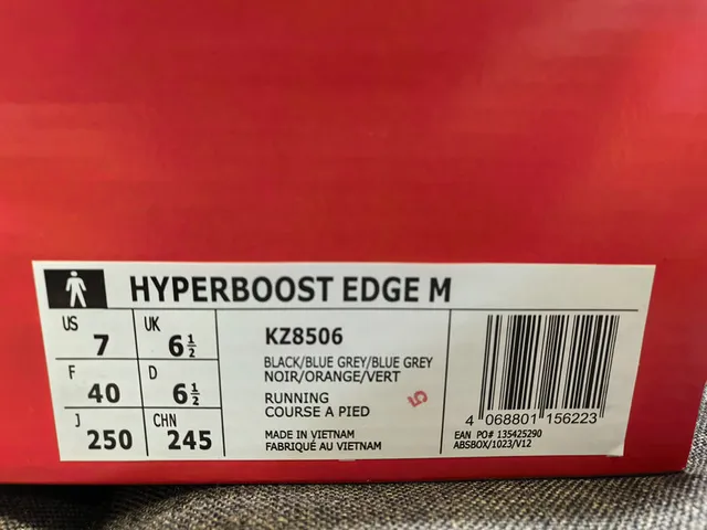 Adidas Hyperboost Gray and Black Running Shoes 2