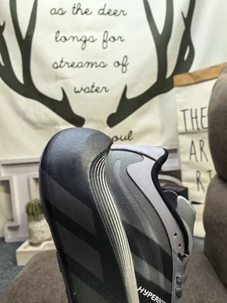 Adidas Hyperboost Gray and Black Running Shoes 3