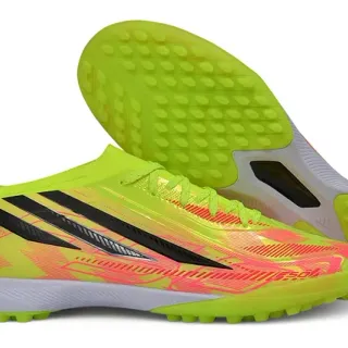 Adidas Hyperfast Neon Yellow Pink Turf Soccer Shoes