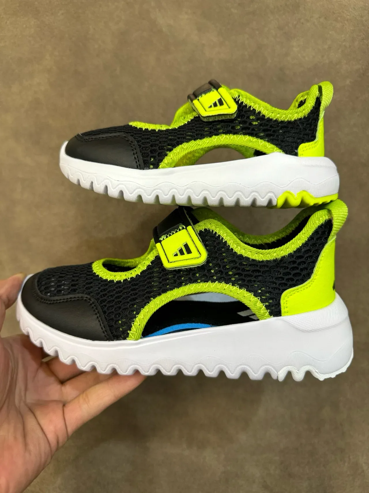 Adidas Kids Mesh Open-Toe Velcro Strap Lifestyle Sneakers 2