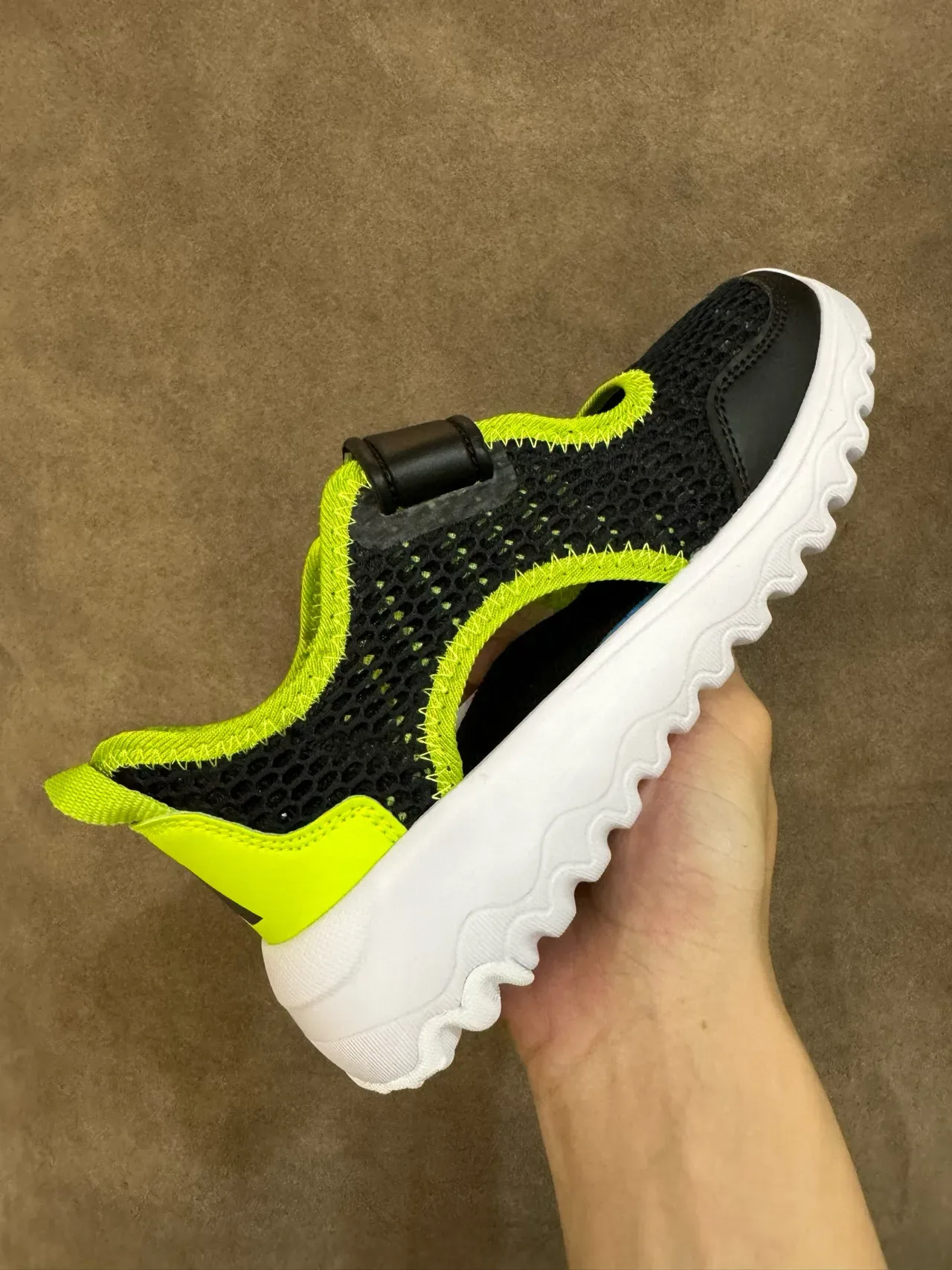 Adidas Kids Mesh Open-Toe Velcro Strap Lifestyle Sneakers 16