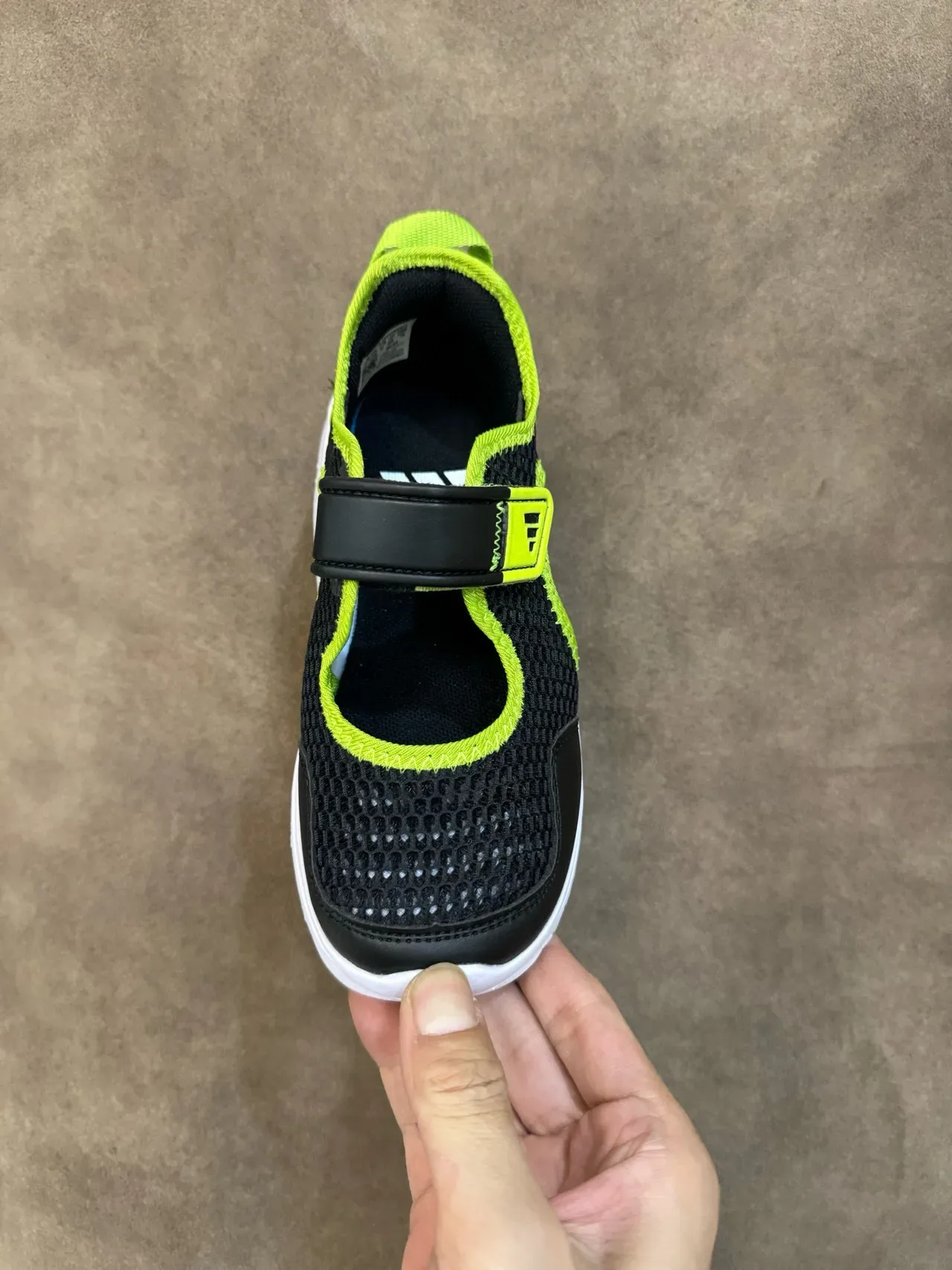 Adidas Kids Mesh Open-Toe Velcro Strap Lifestyle Sneakers 17