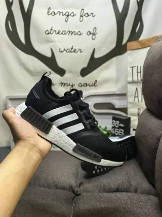Adidas NMD R1 White Red Blue Lifestyle Sneakers 15