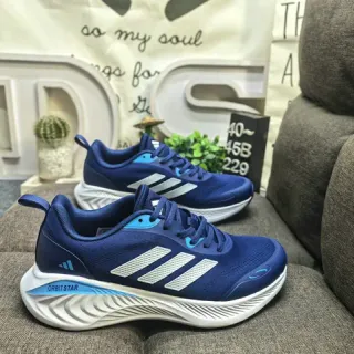 Adidas Orbitstar Chaussures de course Bleu Blanc