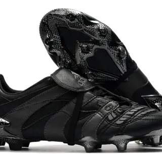 Adidas Predator Accuracy All-Black Firm-Ground Soccer Shoes