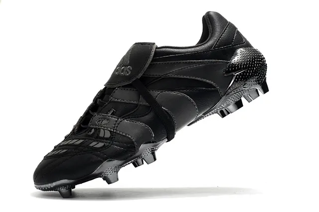 Adidas Predator Accuracy Tout Noir Firm-Ground Chaussures de football 11