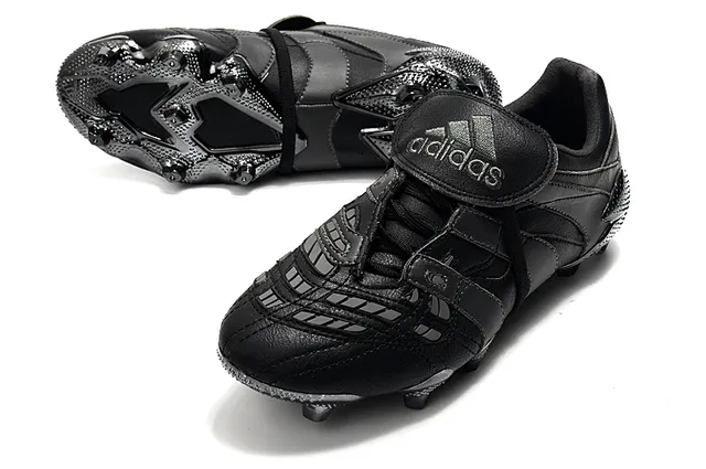 Adidas Predator Accuracy Tout Noir Firm-Ground Chaussures de football 13