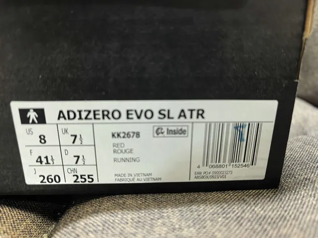 Adidas Red Black Low-Top Gradient Upper Running Shoes 2
