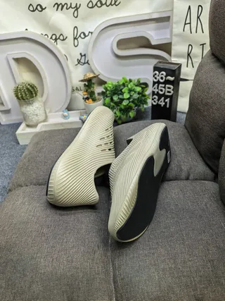 Adidas Red Slip-On Molded Rubber Clogs 16