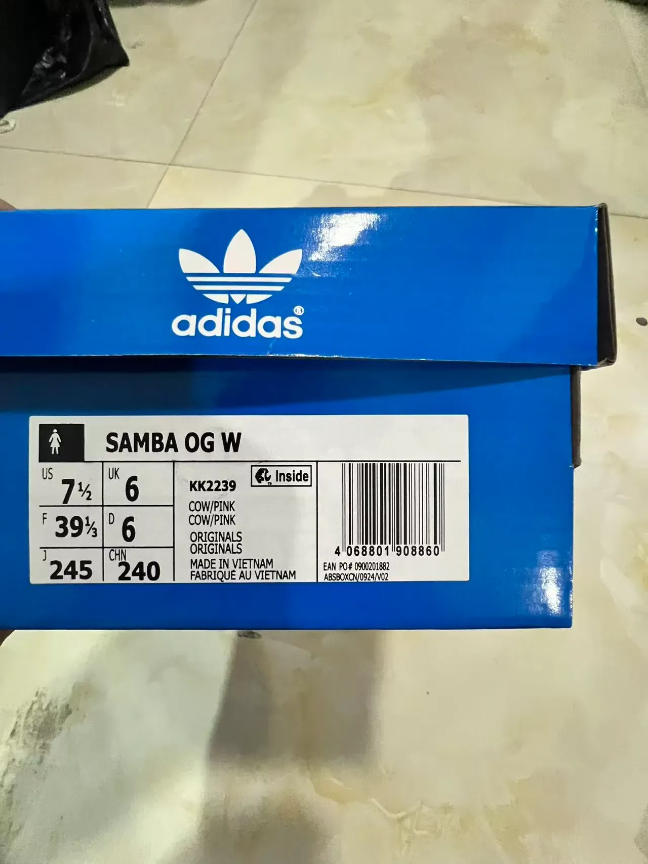 Adidas Samba Cow Print Pink Lifestyle Sneakers 10