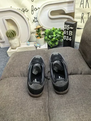 Adidas Samba Crystal-Embellished Black Lifestyle Sneakers 8