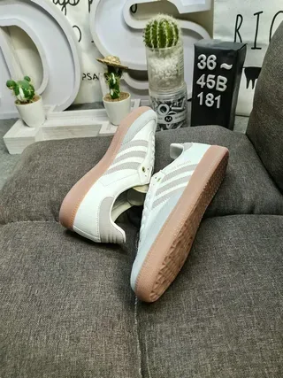 Adidas Samba Los Angeles Off-White Beige Lifestyle Sneakers 6