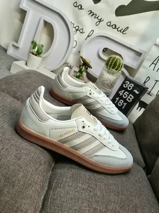 Adidas Samba Los Angeles Off-White Beige Lifestyle Sneakers 9